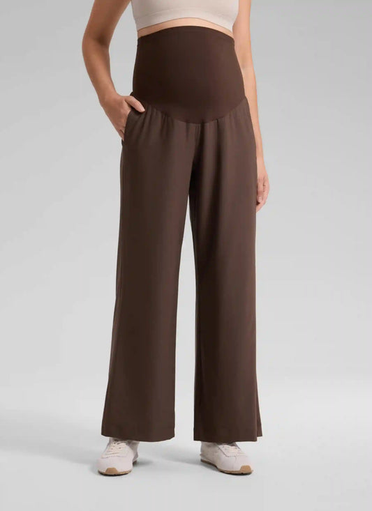 Feathery-Fit Drapey Wide Leg Maternity Pant 30''