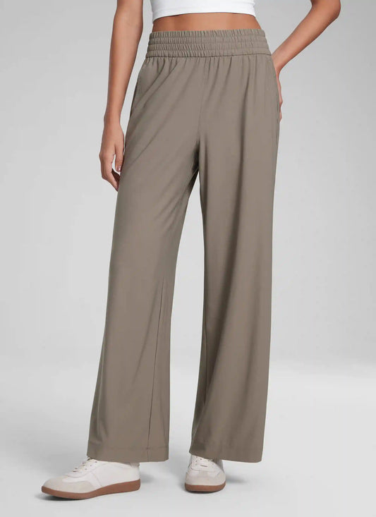 Feathery-Fit Drapey Wide Leg Pant 30"
