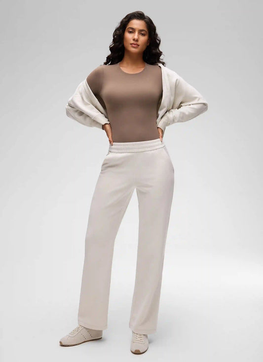 Softembrace Crew Neck Long Sleeve Bodysuit