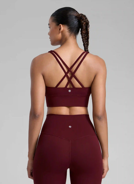 Nakedfeel Longline Criss Cross Back Bra