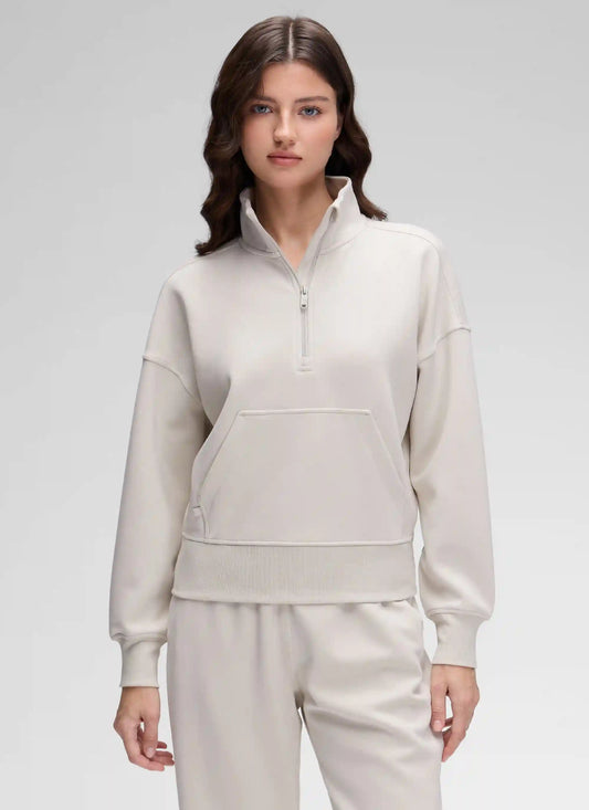 SoftAura Half Zip Pullover Sweatshirt