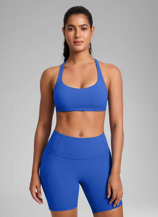 Nakedfeel Low Cut Strappy Bra (6 Straps)