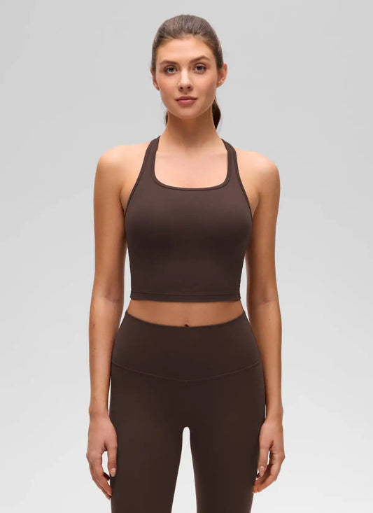 Butterluxe Racerback Built in Bra Tank